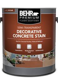 Semi Transpa Decorative Concrete