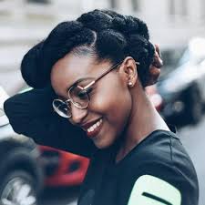 This hairstyle was done on stretched hair, but you don't have to stretch your hair out for it. 50 Wonderful Protective Styles For Afro Textured Hair My New Hairstyles