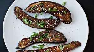 Ginger-Miso-Glazed Eggplant Recipe | Bon Appétit