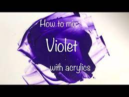 How To Make Violet Colour Top 2 Ways