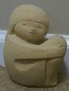 Stone Art Belgium Europe Registered Model Sculpture Child Sitting ...