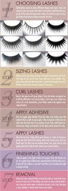How To Choose And Apply False Lashes Makeup Charts