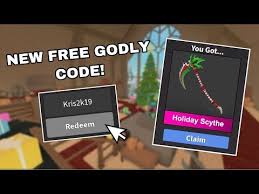 What you need to do is go to the side of the screen whhen you're alright! Free Mm2 Godly Codes 2020 06 2021