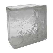 Ice Pattern Glass Block