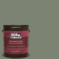 Sage Green Flat Exterior Paint Primer