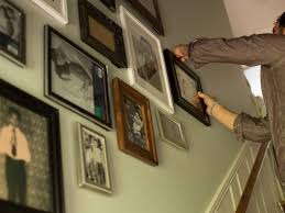 Choose wall art frames that are. Create A Gallery Wall In A Stairwell Hgtv