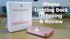Apple 2015 New Iphone Lighting Dock Rose Gold Unboxing Review