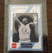 • michael jordan wasn't michael jordan from the moment he set foot on campus in chapel hill but he was very good. Vintage Rare Michael Jordan North Carolina Coca Cola College Card 65 Ebay