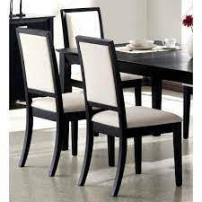 Check spelling or type a new query. Prestige Cream Upholstered Black Wood Dining Chairs Set Of 2 On Sale Overstock 10691078