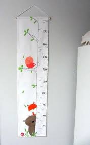 Pet Screen Of The Forest Scale Fabric Ruler Growth Chart