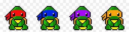 Select the ideal ad size prior to uploading images to optimize your campaign. Cute Ninja Turtle Pixel Art Hd Png Download Vhv