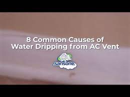 water dripping from ac vent