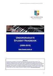 undergraduate student handbook