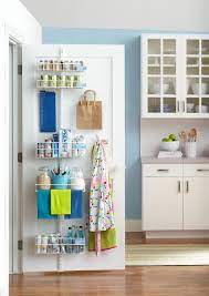 It features a big double door storage compartment for all your kitchen gadgets and tools, making it a tremendous value as well as a great space saver for designed to fit all of your storage needs, the cabinet features two openings for two large kitchen appliances such as a microwave, coffee maker. Store More With These Behind The Door Storage Ideas Better Homes Gardens