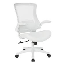 white screen mid back manager chair