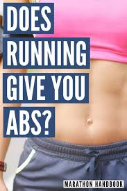 how to build abs through running