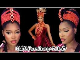 nigerian bridal makeup and hair