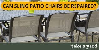 Can Sling Patio Chairs Be Repaired