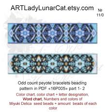 Blue Snowflake Peyote Bracelet Pattern Beading Winter Wide Cuff Pattern Diy Noel Seed Beads Pdf Instant Download 16p005