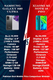 Check the most updated price of xiaomi mi note 2 price in pakistan and detail specifications, features and compare xiaomi mi note 2 in pakistan and full specs, but we are can't grantee the information are 100% correct(human error is possible), all prices mentioned are in pkr and usd and. Samsung Galaxy S20 Ultra Vs Xiaomi Mi Note 10 Pro Pricely Pk Samsung Galaxy Galaxy Samsung