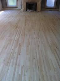 scandi whitewashed floors before and