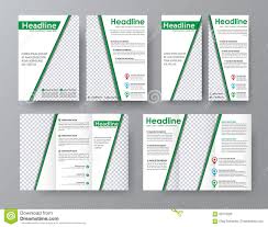 Flyer A4 Template A Folding Brochure And A Narrow Banner For Ad