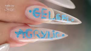 gel vs acrylic clarity you