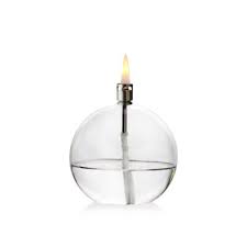 Sphere Glass Oil Lamp Small