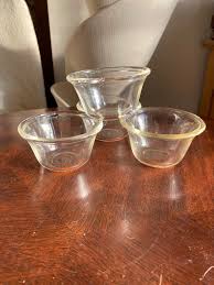 Pyrex Clear Glass Ramekins Small Bowls