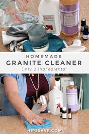 There are major precautions you need to take when cleaning these in order not to ruin the finish nor the stone. Easy Diy Granite Countertop Cleaner Spray Works On Quartz Too