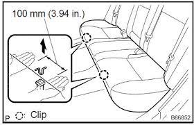 Toyota Camry Rear Seat Assembly Seat