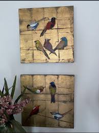 Bird Canvas Wall Art Furniture Home