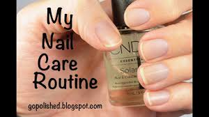 my nail care routine you