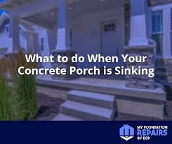 Concrete Porch Is Sinking