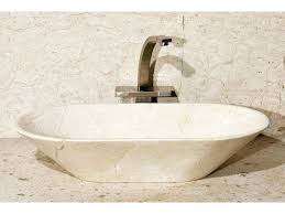 24 Oval Stone Vessel Bath Sink