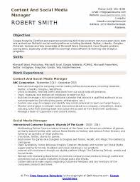 We intentionally did not provide an example for every major or job type. Social Media Manager Resume Samples Qwikresume