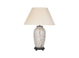 Lily Tall Glass Table Lamp Table