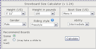 Frosty Rider Sizing Guide Find The Right Size Snowboard For You