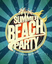 Summer Beach Party Poster Stock Vector Slena 77854900