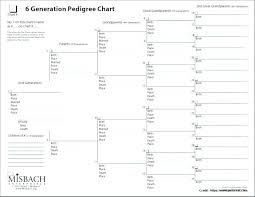 Generation Family Tree Sample Word Free Download 10 Pedigree Chart