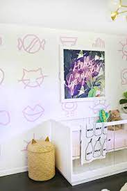 Painted Nursery Wallpaper DIY - A ...