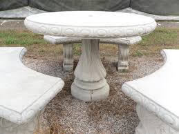 Outdoor Table Set Patio Set Cement
