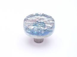 Pearl Glass Cabinet Knob Artisan Crafted