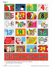 Printable Advent Calendar Christmas Advent Advent Calendar