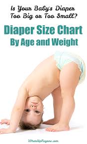 diaper sizing chart by age and weight