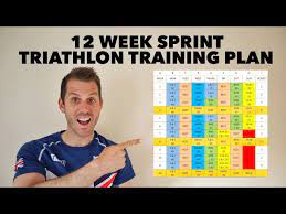12 week sprint triathlon training plan