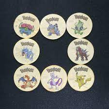 Pokemon Gold Coin Japan Animal Movie Around Monster Pocket Commemorative  Coins|Non-currency Coins