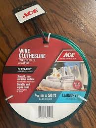 ace 74121 wire cable clothesline 34 lb