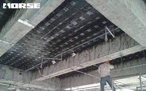 carbon fiber to repair concrete slabs