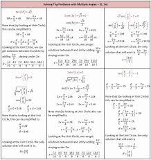 50 solve trig equations worksheet